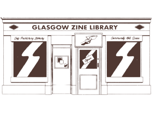 The Glasgow Zine Library logo